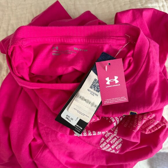NWT Under Armour Notre Dame "Power in Pink" Breast Cancer Awareness Tee Small - Picture 14 of 14